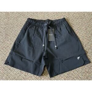 Fabletics The One Short 7 Inches Black Mens Size Medium Logo Pockets NWT